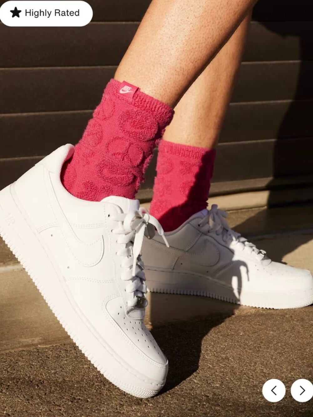 Nike Air Force 1 ‘07 - White Low-Top Leather Sneakers 8.5 Women’s / 7 Men’s